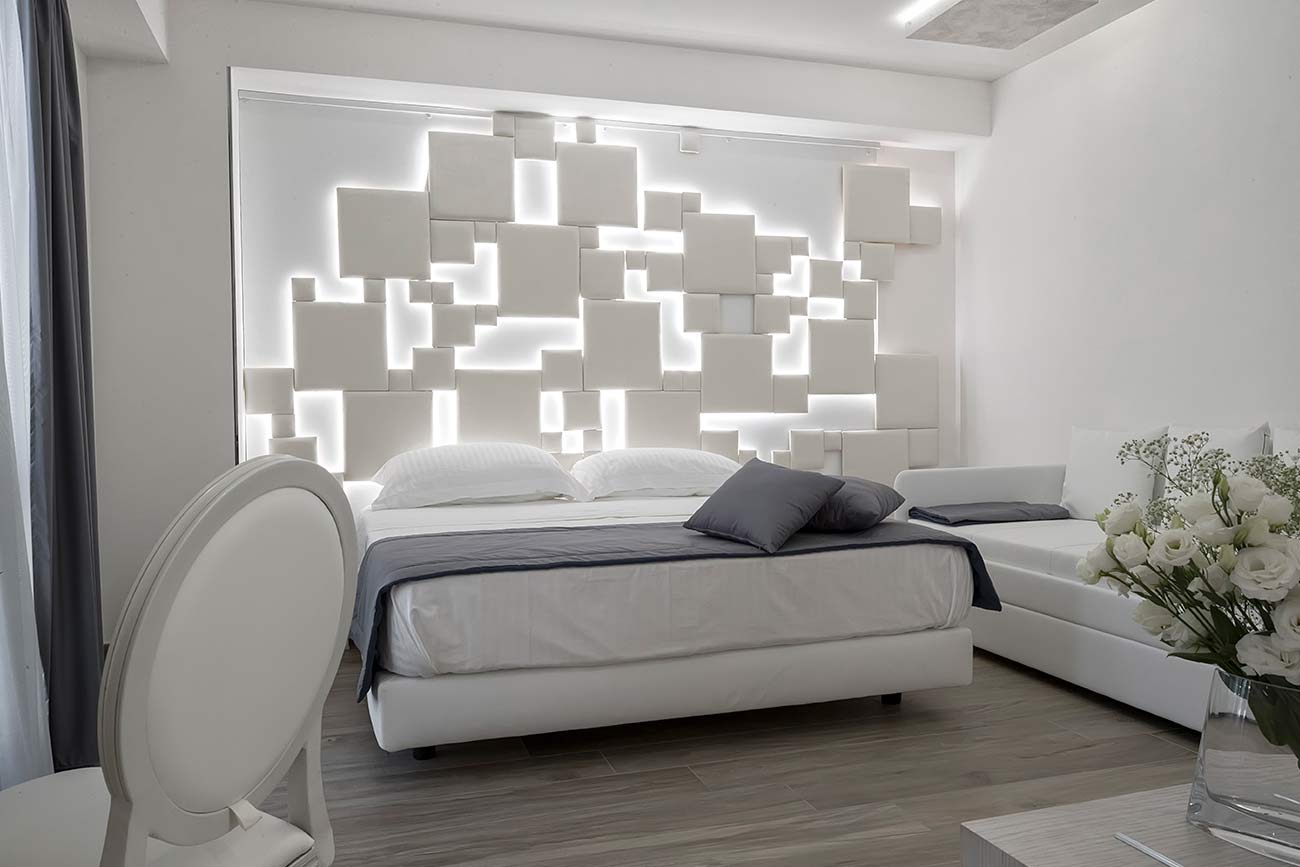 The Large double rooms: elegance designs the space. - Il Mare Dentro Rooms - San Vito Lo Capo