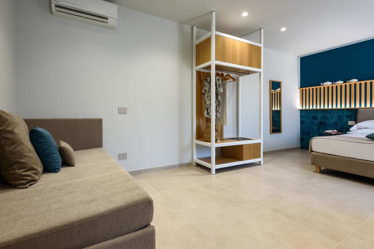 Suite with balcony: refined and contemporary comfort - Il Mare Dentro Rooms - San Vito Lo Capo