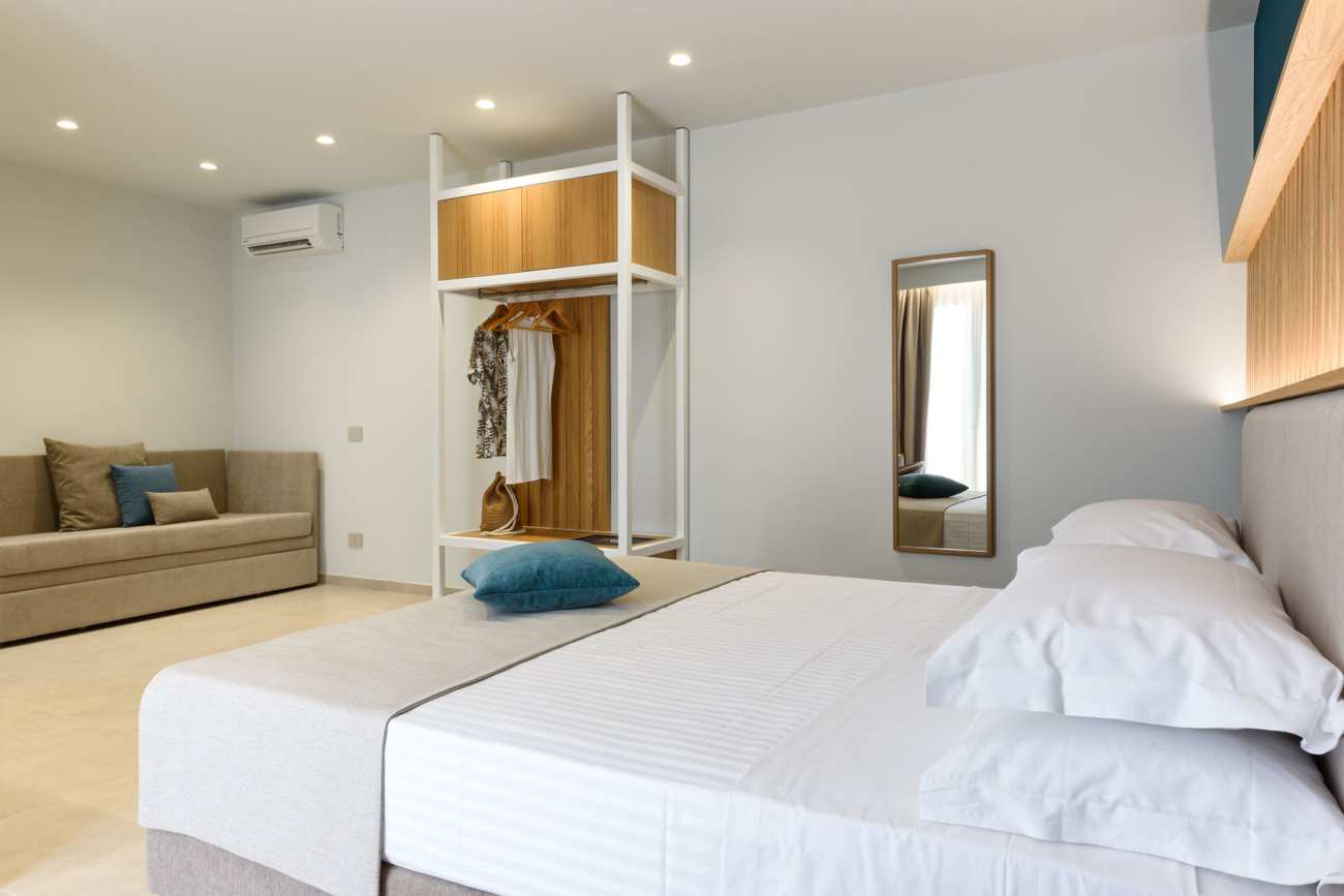 Suite with balcony: refined and contemporary comfort - Il Mare Dentro Rooms - San Vito Lo Capo