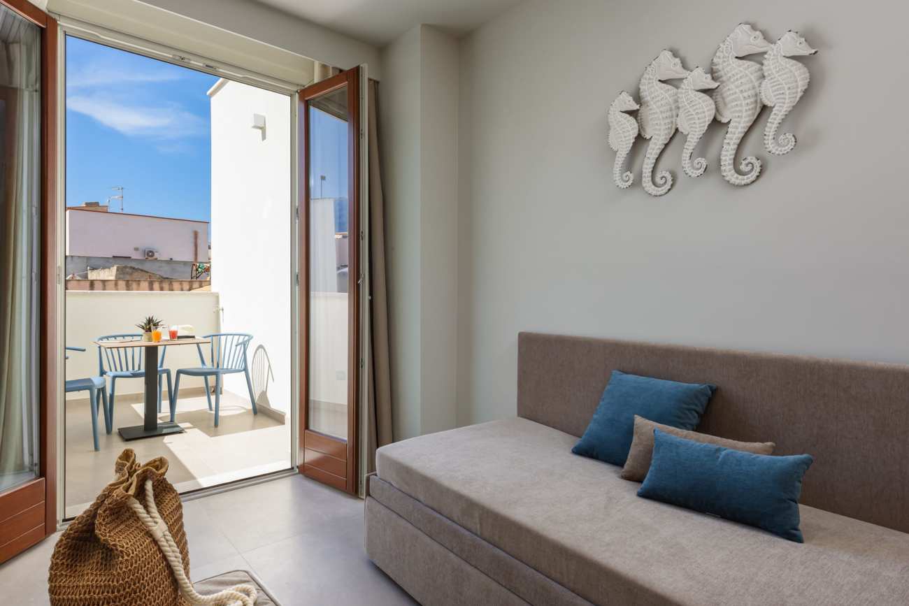 Suite with terrace, for maximum comfort and style - Il Mare Dentro Rooms - San Vito Lo Capo